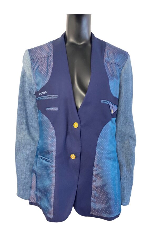Blauw colbert